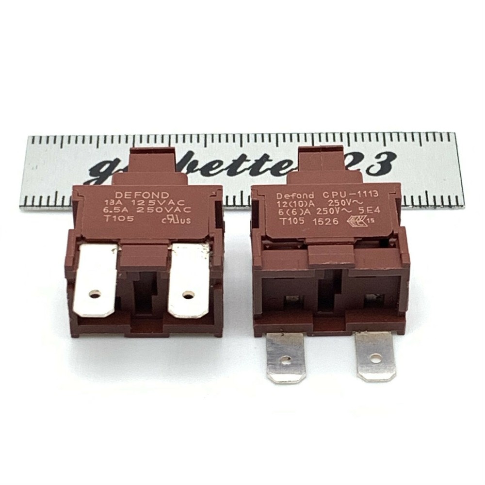 1pc DEFOND key switch CPU-1113 2pins self-locking switch 6.5A 250VAC