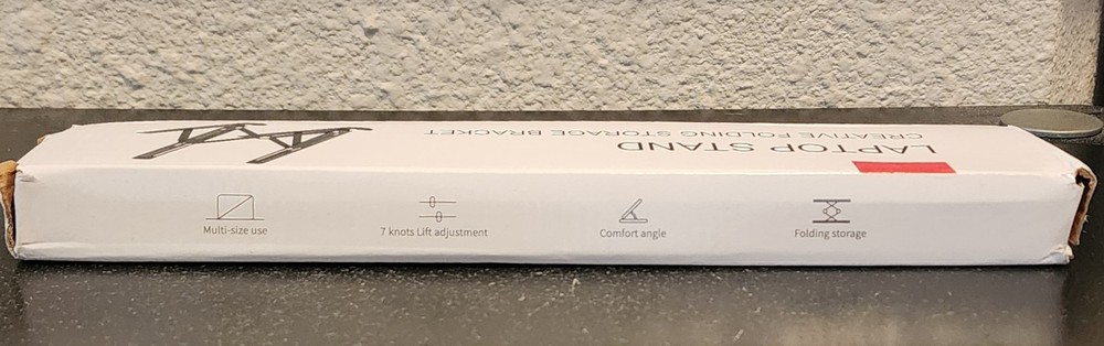 Gray Laptop Stand Creative Folding Storage Bracket