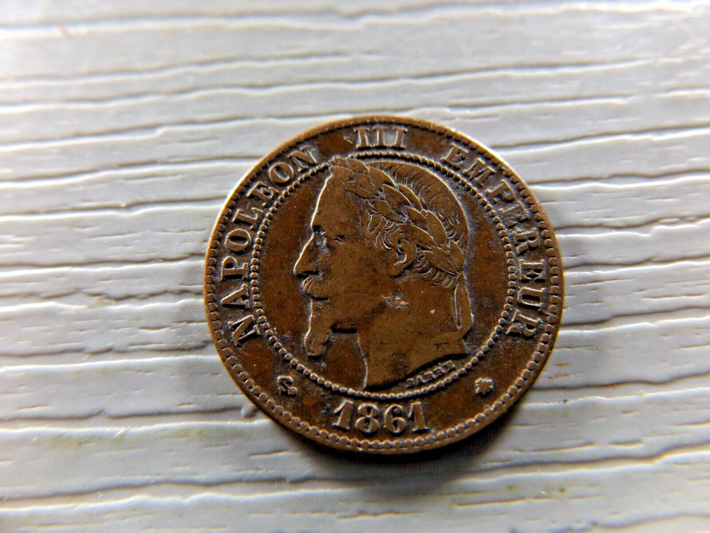 FRANCE 1861 2 Centimes