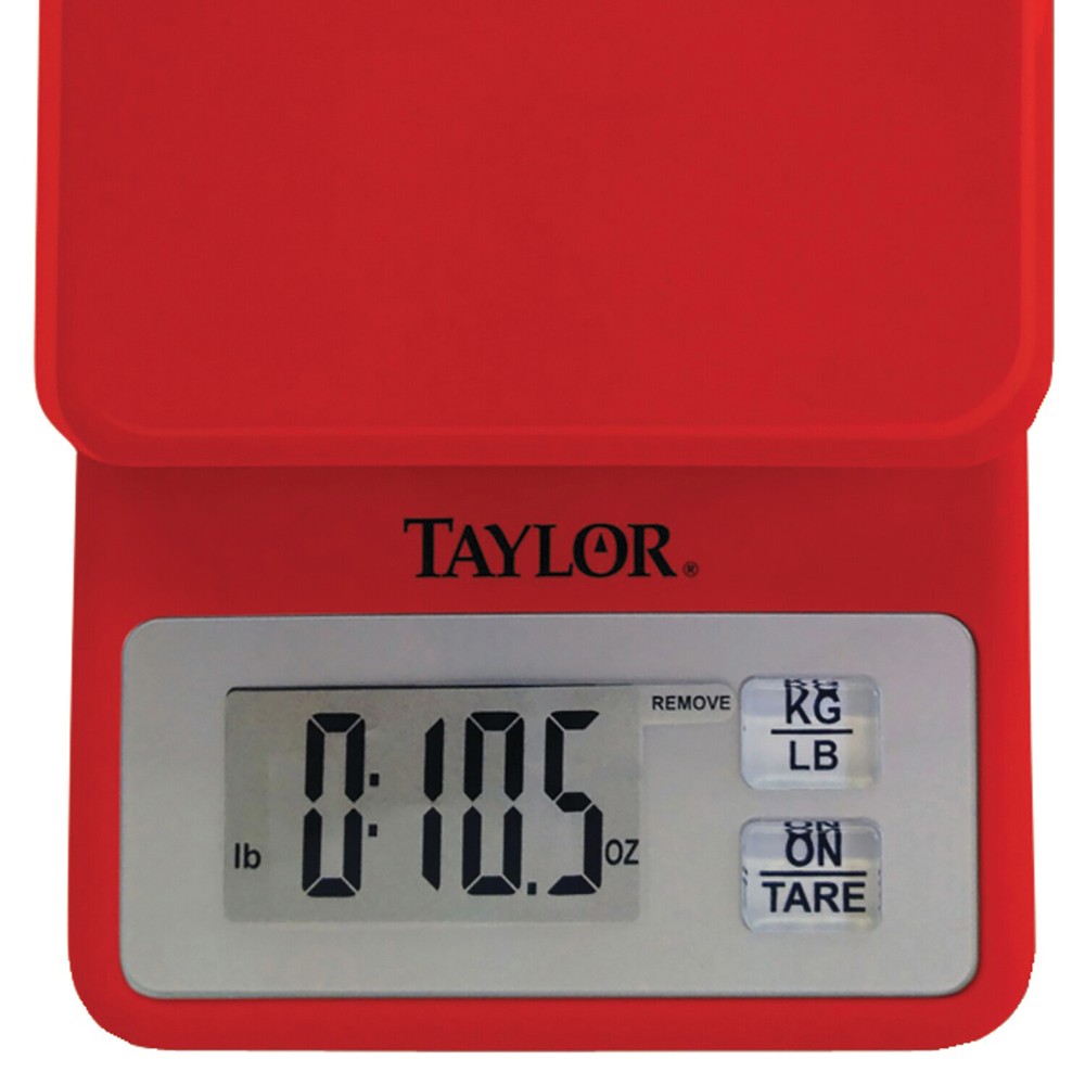 TAYLOR PRECISION PRODUCTS 3817R 11 Lb.-Capacity Compact Kitchen Scale
