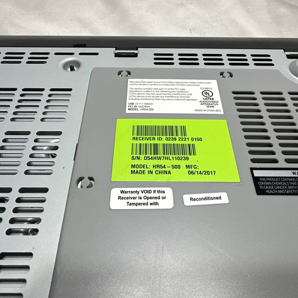 Direct TV HR54-500 Receiver Unit Only