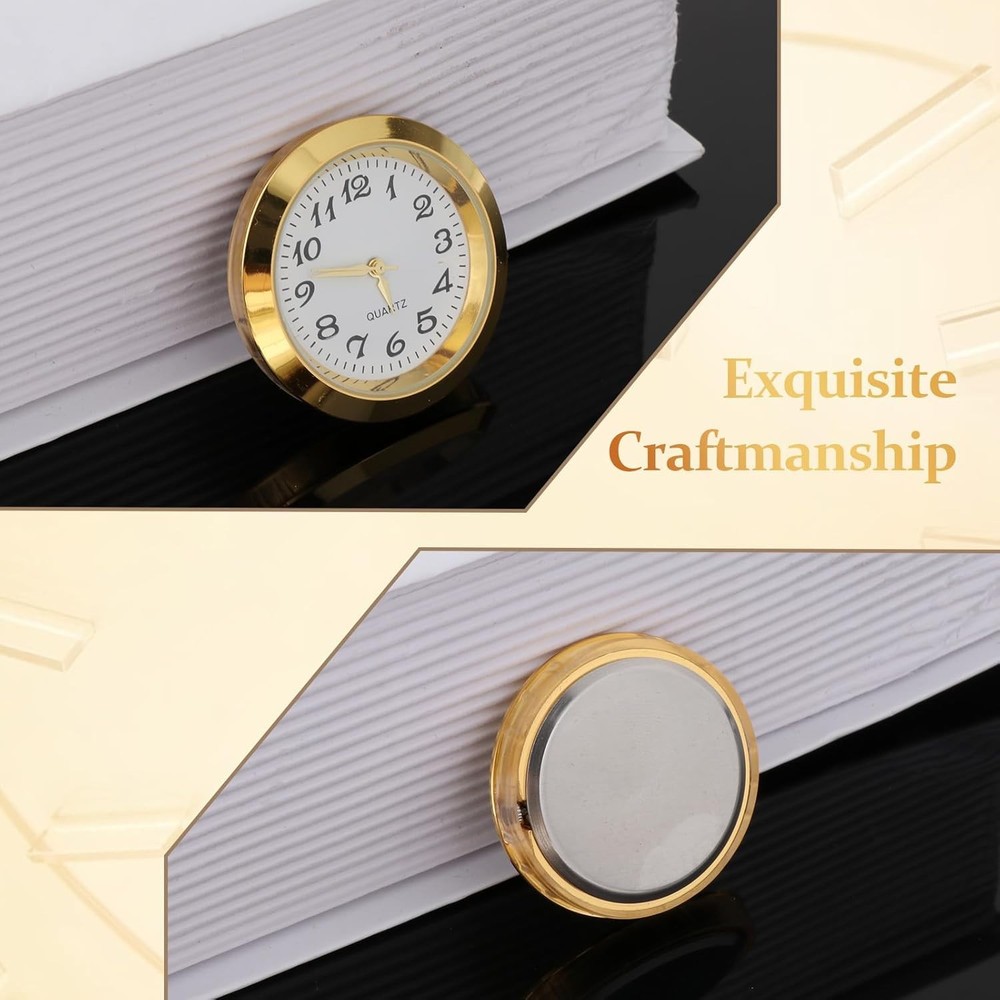 1-7/16'' (36 mm) Clock Insert Arabic Numerals Clock Face for Diameter 1-3/8'' Ho