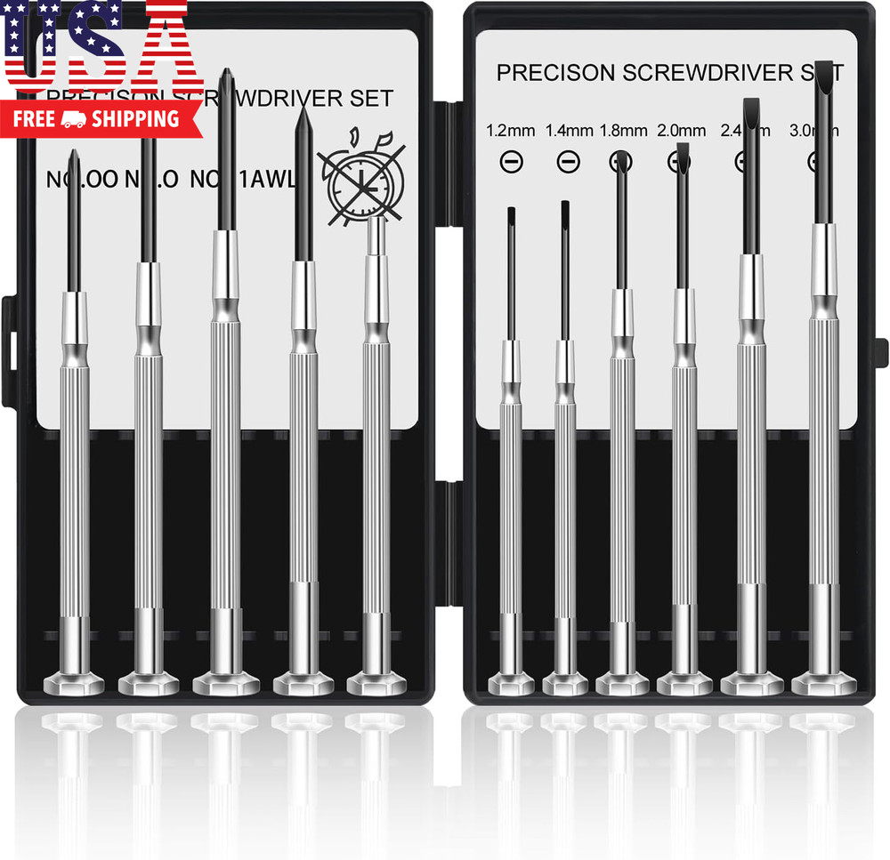 11 Pcs Small Precision Screwdriver Set, Tiny Screwdriver Set, Mini Screw Driver