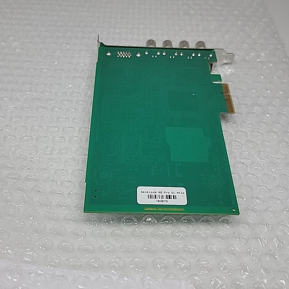 BlackMagic Design - DeckLink HD Pro DL PCIe Capture Card - BMDPCB24 REV D