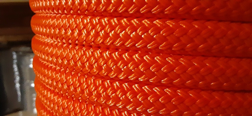 1/2" x 200 ft.Premium Double Braid-Yacht Braid Polyester Rope.w/ SS Thimble