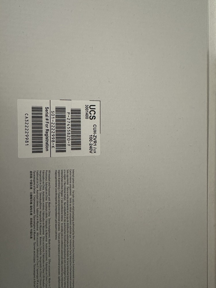 Sony PSVR Bundle CUH-ZVR1 Complete w/ Camera & Game