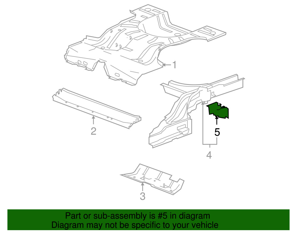 Genuine GM Rail End 15258224