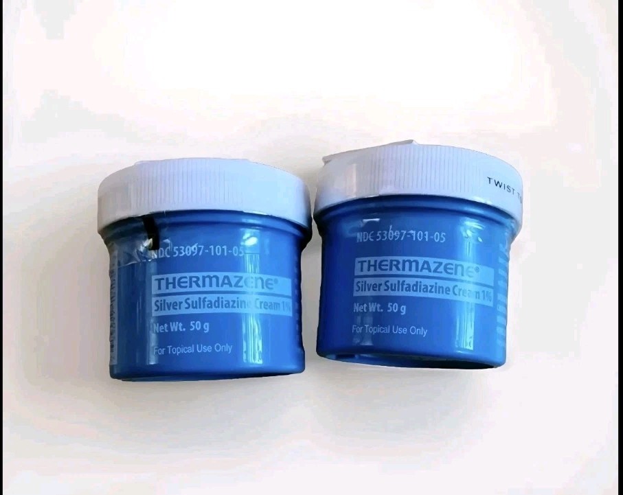 Read Before Purchasing 2 Jars of Thermazen Silver Sulfadiazine Cream 1%