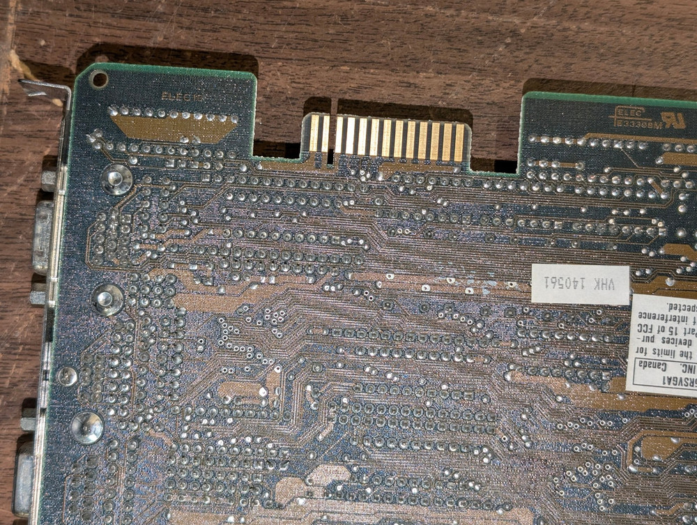 ATI VGA 640 graphics accelerator 1988; untested