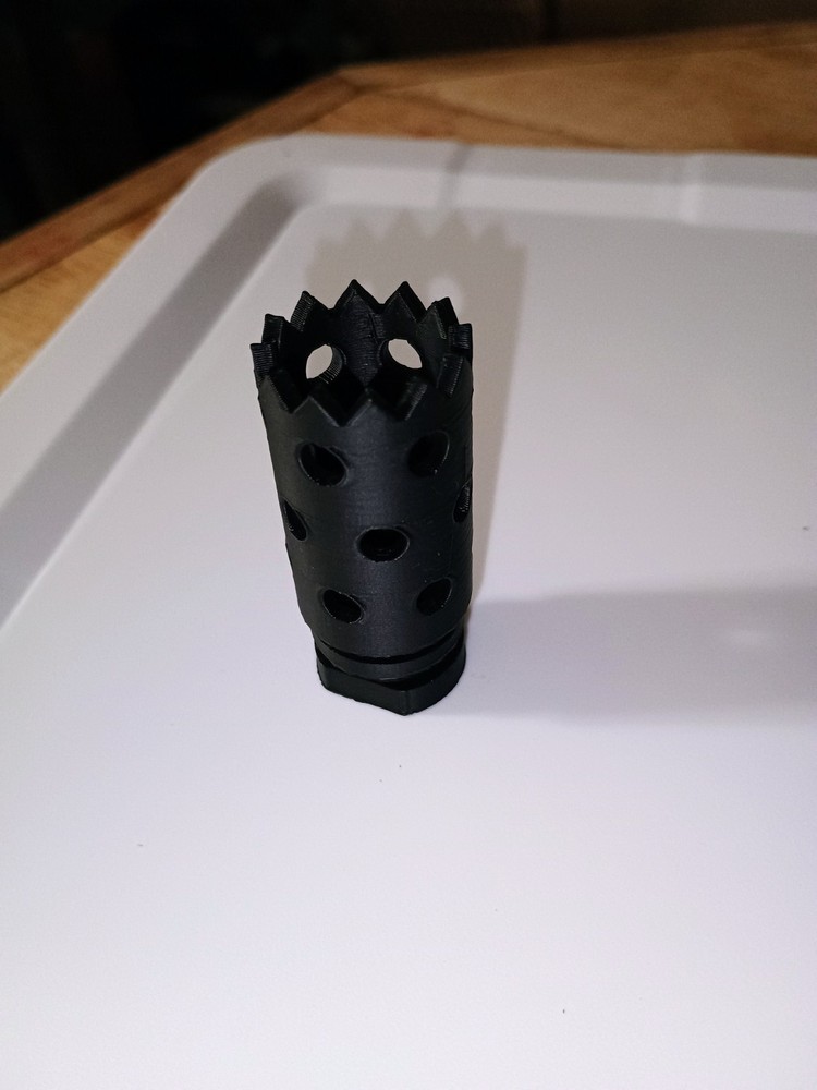 Muzzle Brake 14mm CCW Airsoft Muzzle Compatible with AEG, GBB 14mm-