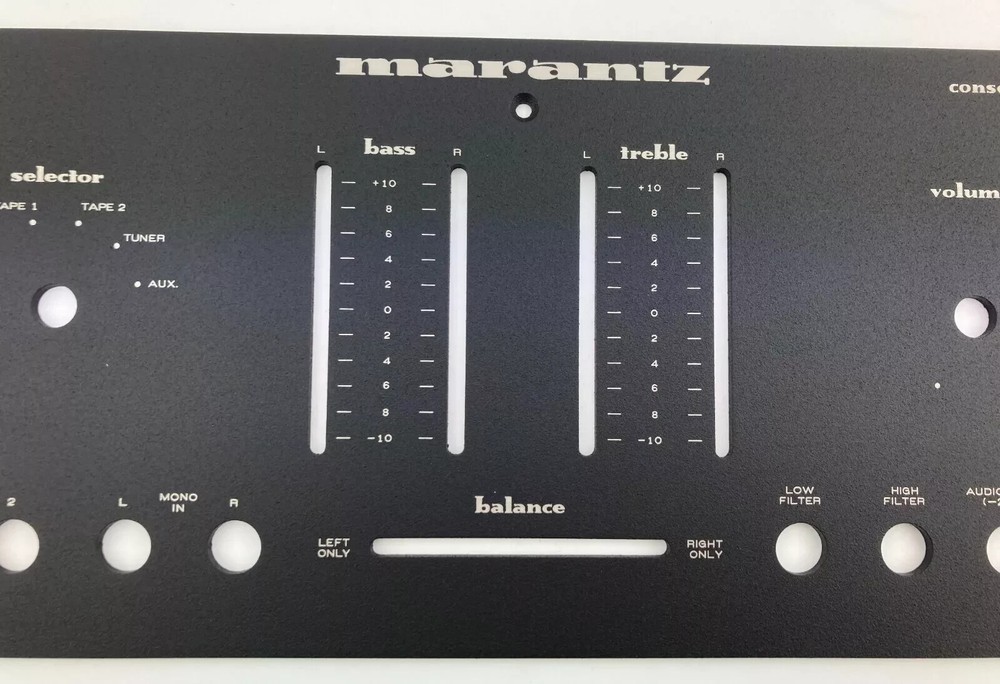 New! Marantz 1120 Receiver Front Panel Faceplate (Face Plate)