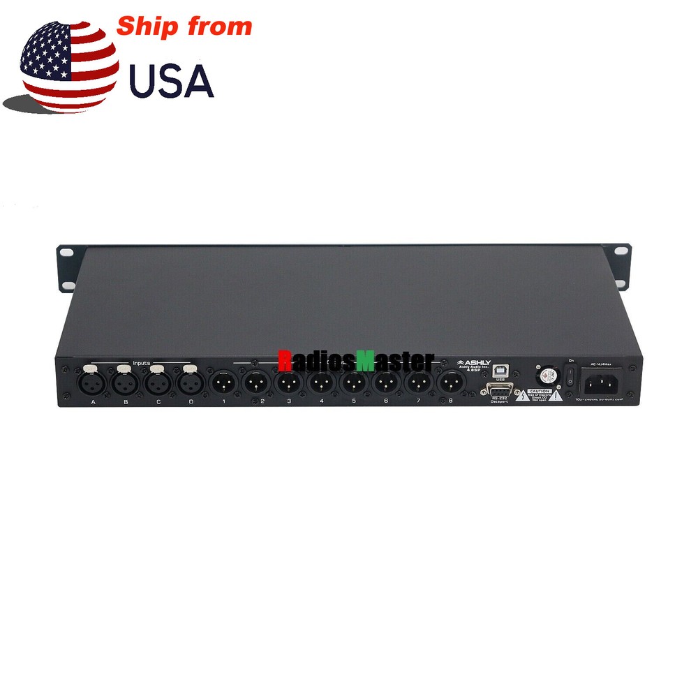 4.8SP 110V Digital DSP Audio Processor Original Software 4 Input 8 Output #USA