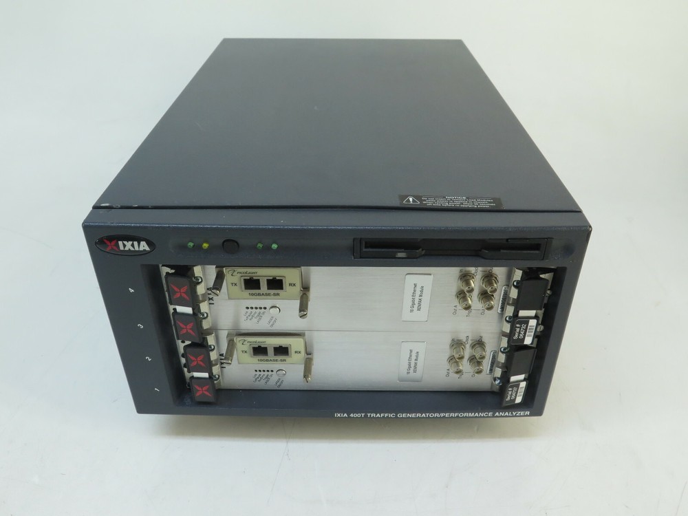 IXIA 400T Traffic Generator/Performance Analyzer /w two LM10GE700F1 Modules