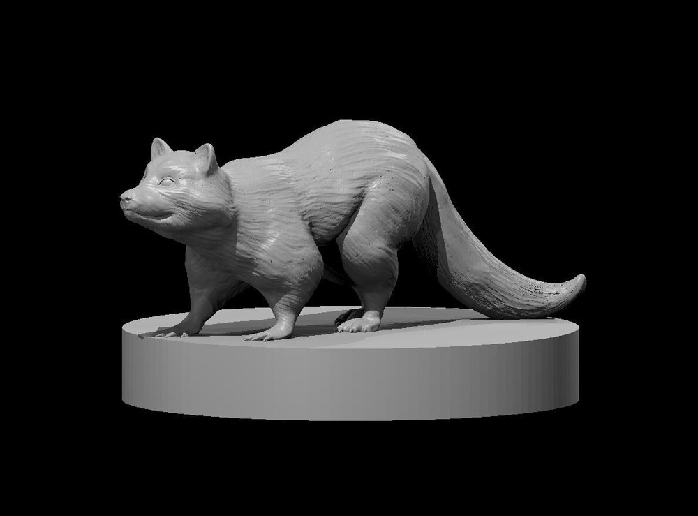 Raccoon Monster Manual 28mm Scale DND D&D Tabletop Mini