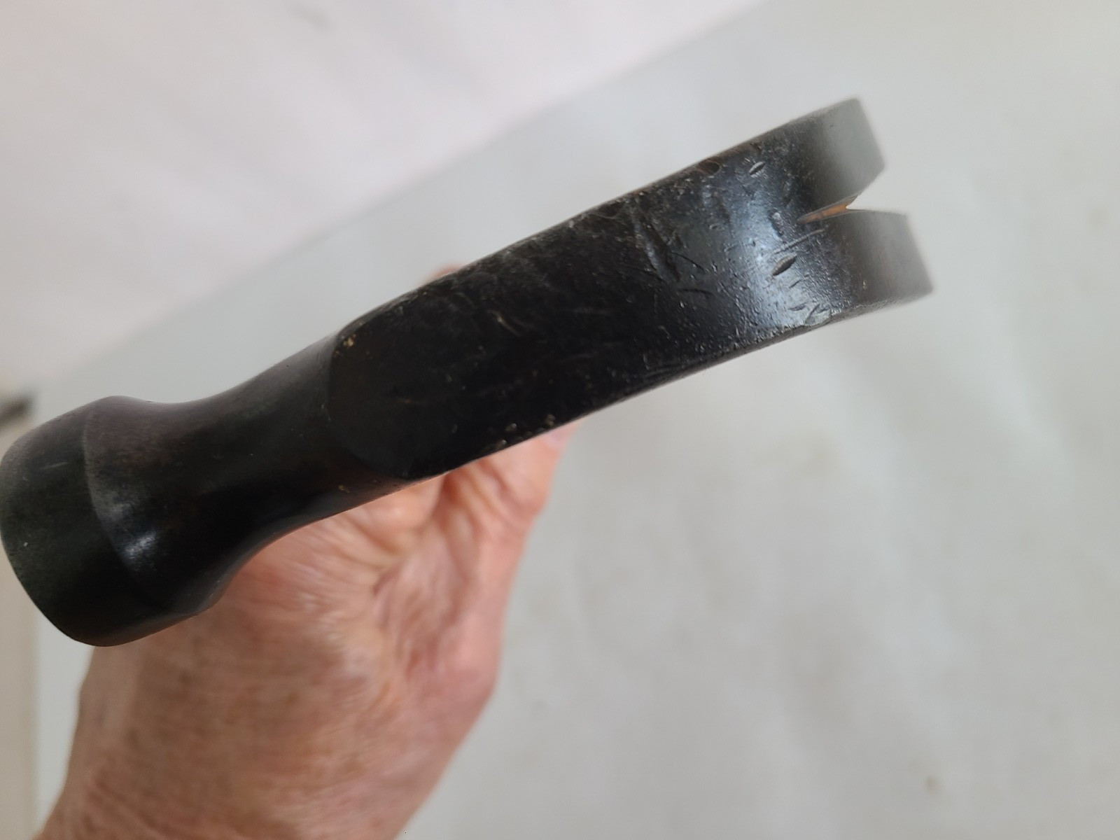 Estwing Curved Claw Hammer 16 oz Stacked Leather Handle 12 3/8" Vintage USA Made