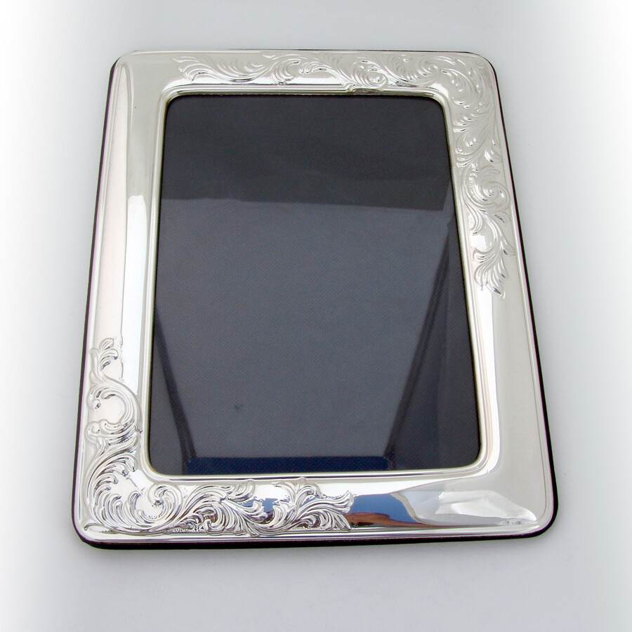 Large Picture Frame Scroll Designs Sterling Silver Italy