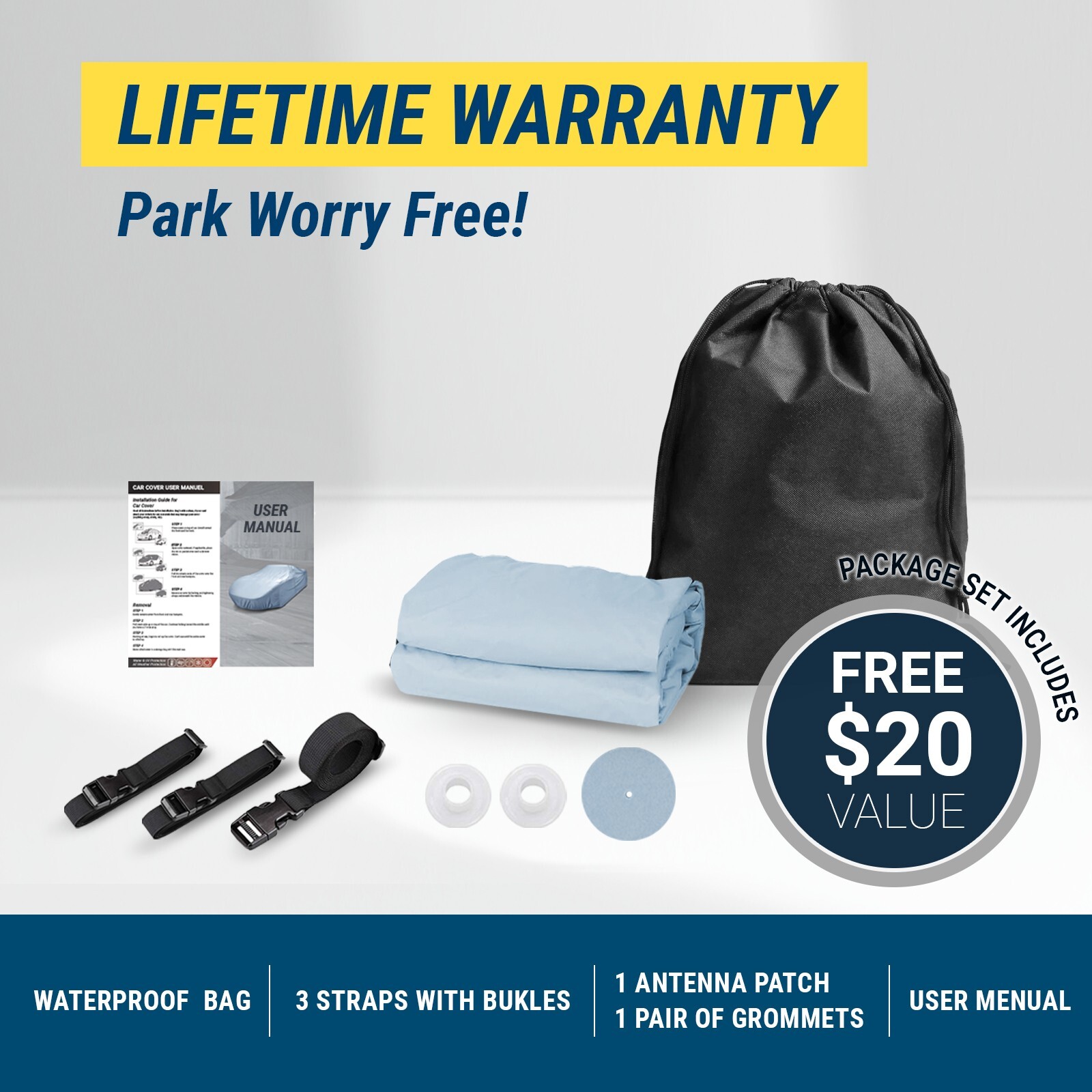 1962-1981 MG MGB Roadster, GT Custom Car Cover All-Weather Waterproof Protection