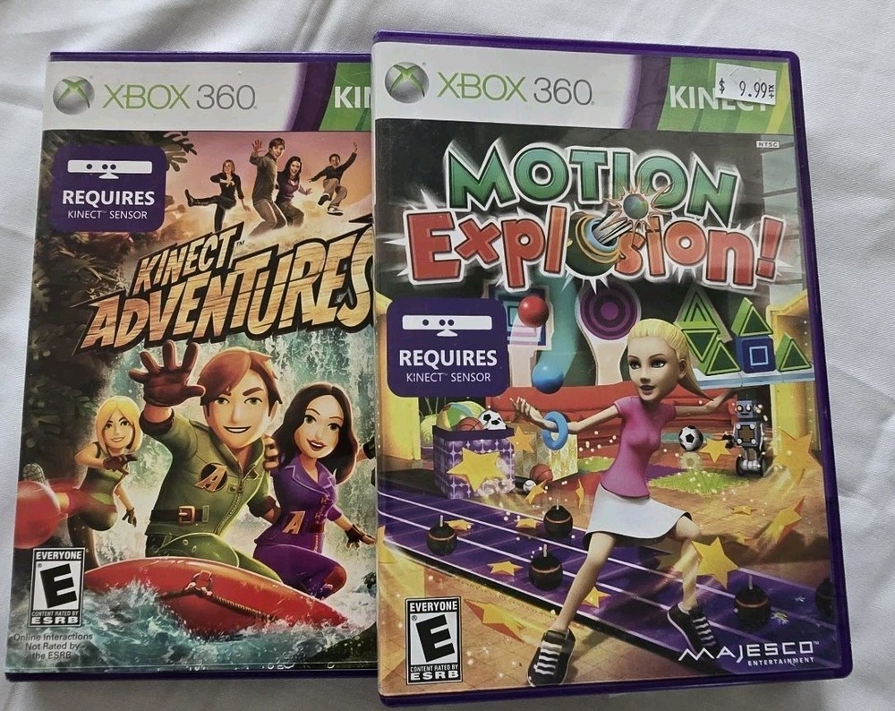 Xbox 360 Bundle Kinect Adventures & Motion Explosion Kinect