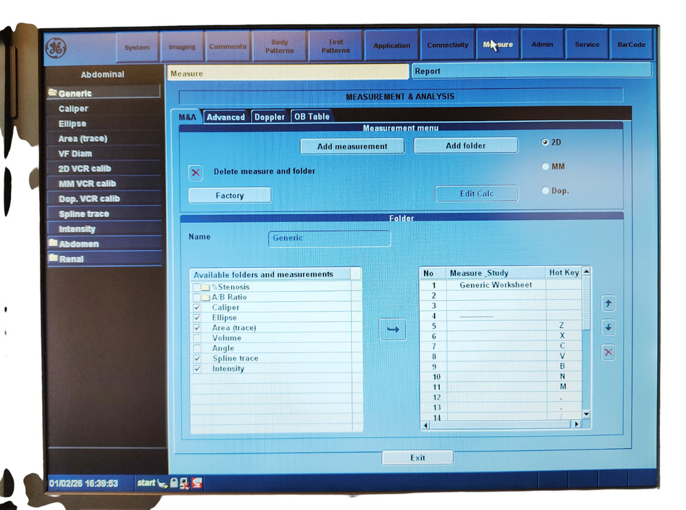 GE LOGIQ E Ultrasound System