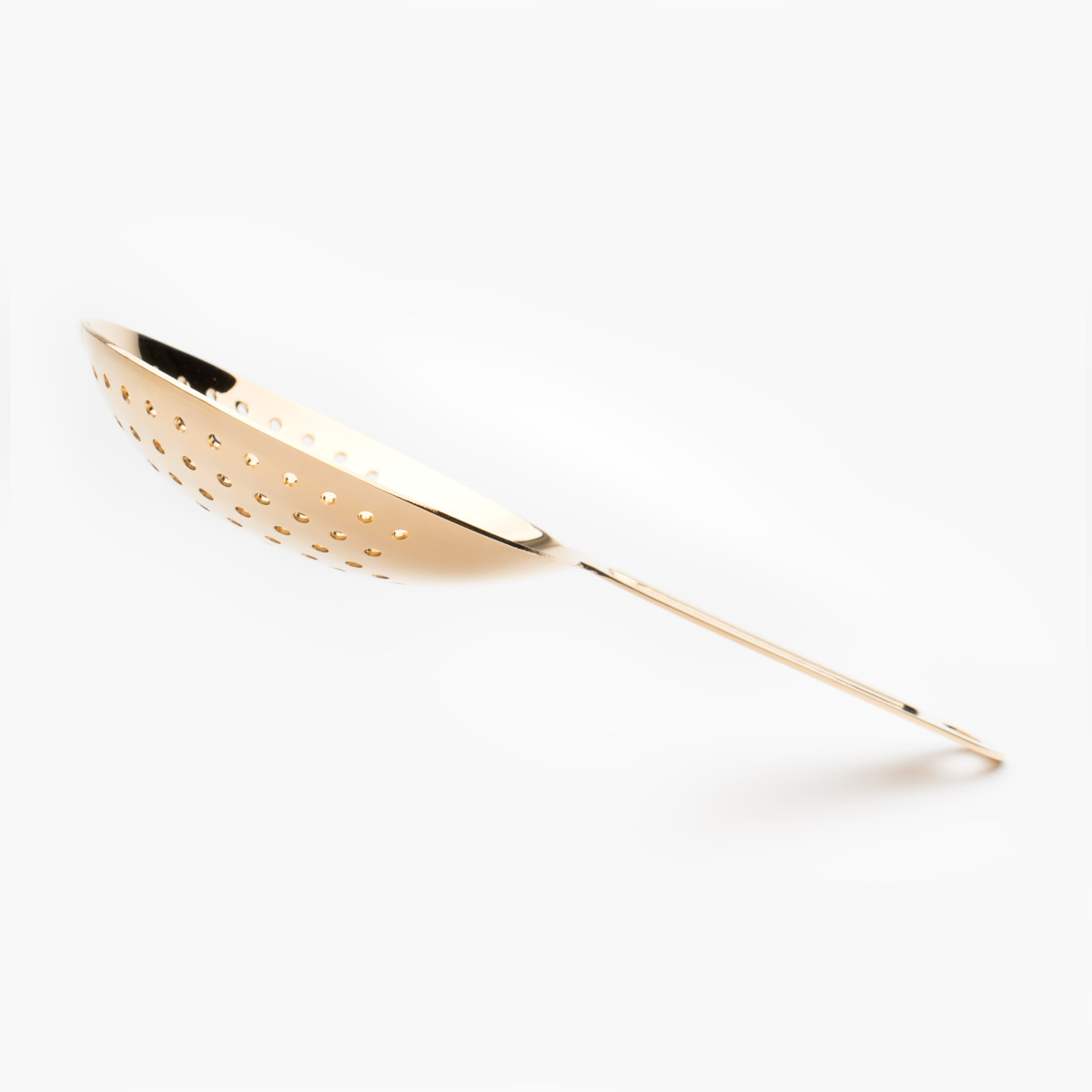 Gold Cocktail Julep Strainer - Yukiwa / Stainless Steel / Made in Japan