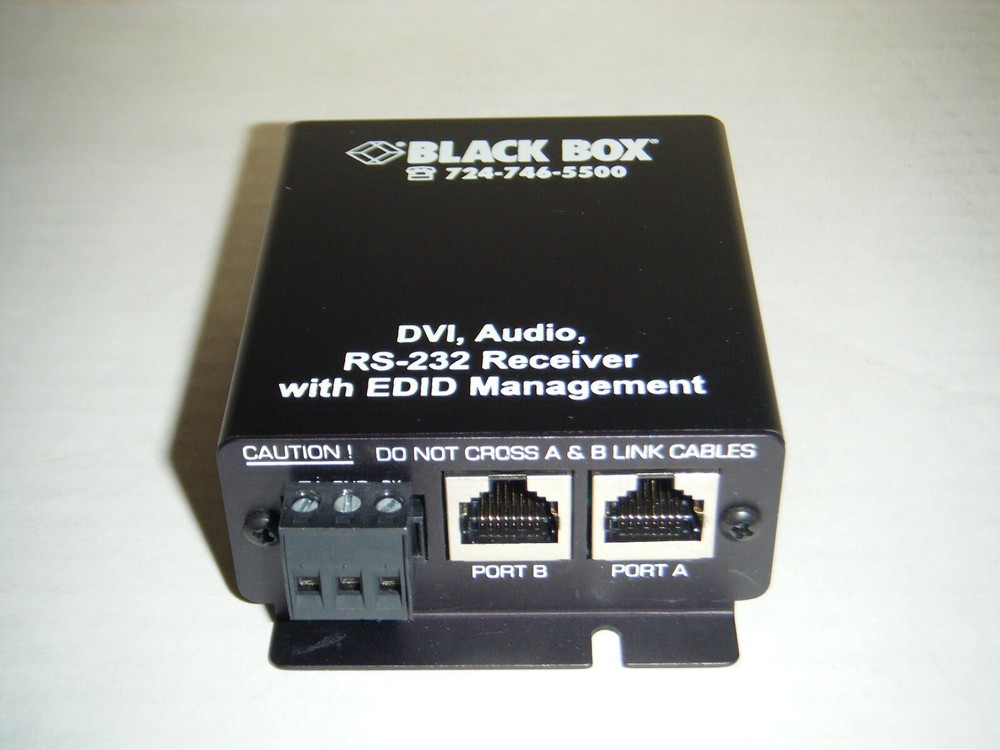 Black Box Networking AC2000A DVI Audio RS-232 Extender & EDID Management
