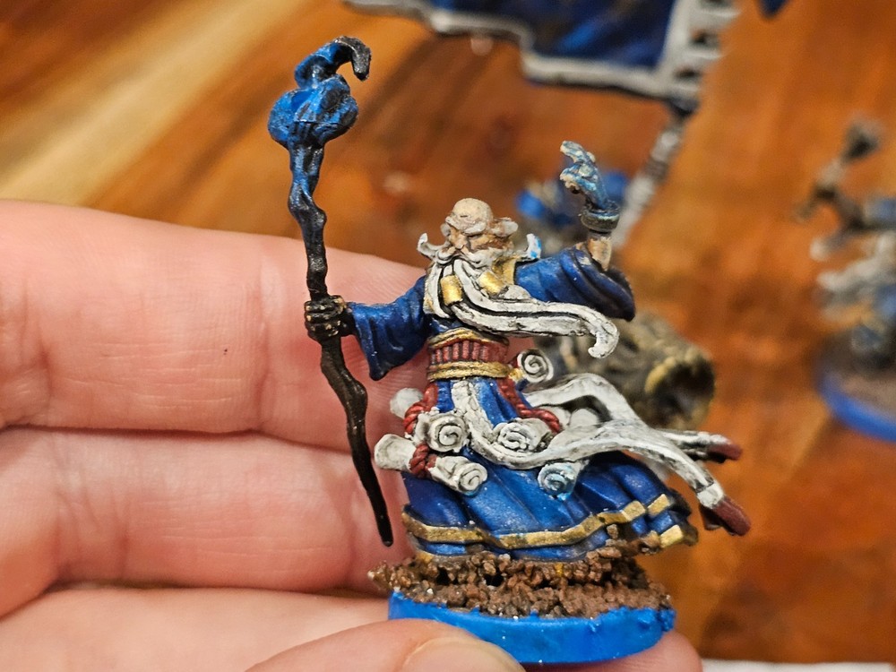 FFG Runewars Miniatures Game Daqan - Infantry Command Unit Expansion Painted