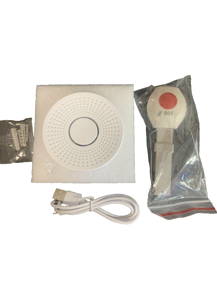 Wireless SOS Panic Button Kit – Emergency Alert System with Hub & USB Cable New
