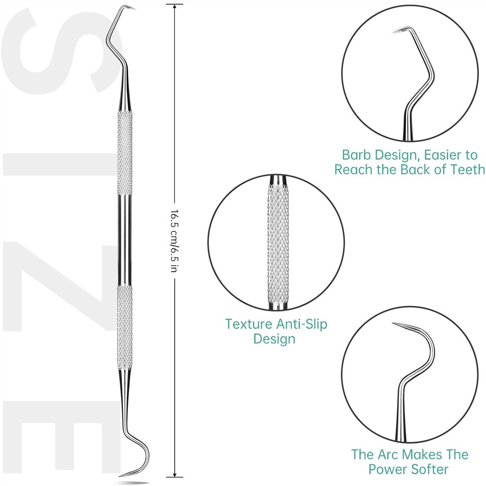 Dental Probe #5 Explorer Double Ended Denture Instruments German Grade 12PCS US