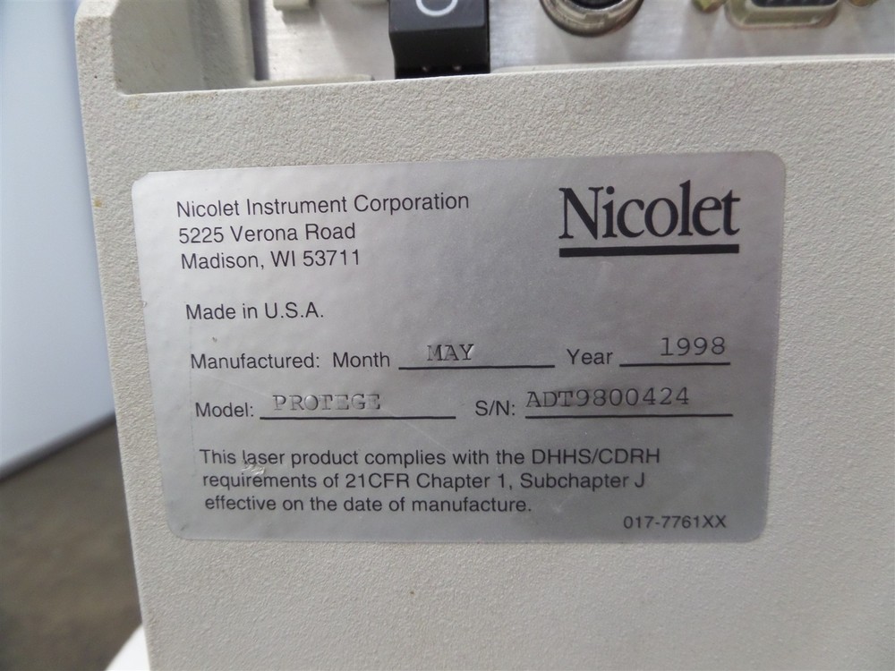 Nicolet Protege 460 ESP FTIR Spectrometer
