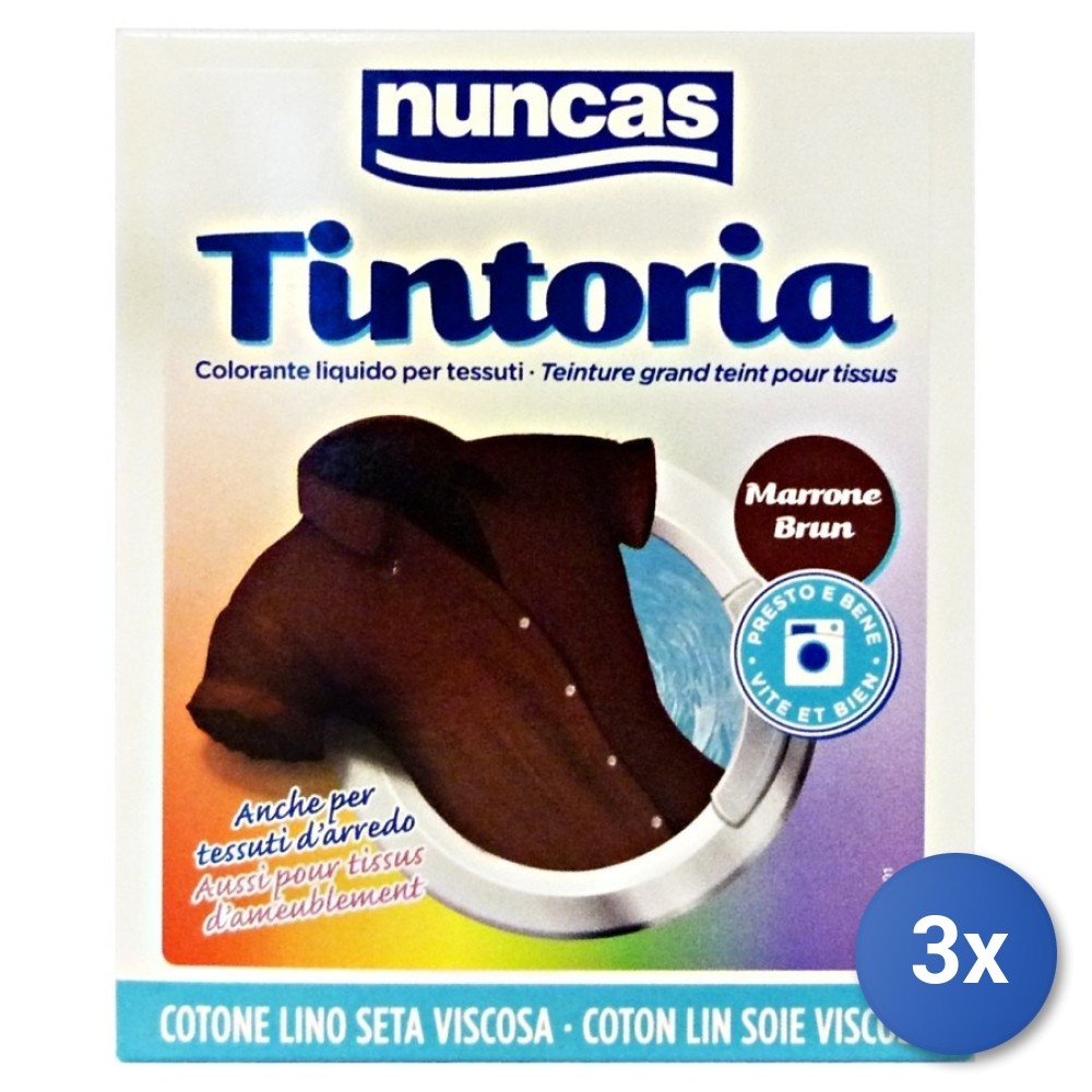 3X Nuncas Fabric Dye Brown