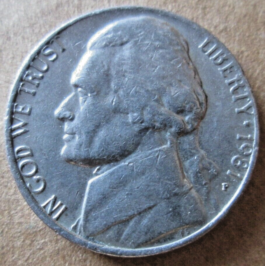 1981-P JEFFERSON, REVERSE GREASE STRIKE ERROR AT "MONTICELLO" CIRCULATED