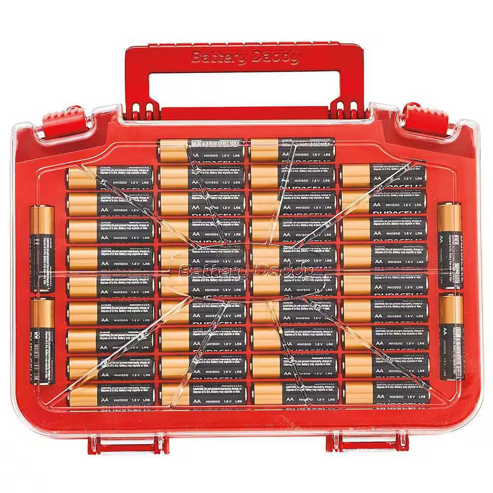 150 Battery Organizer and Storage Case with Tester