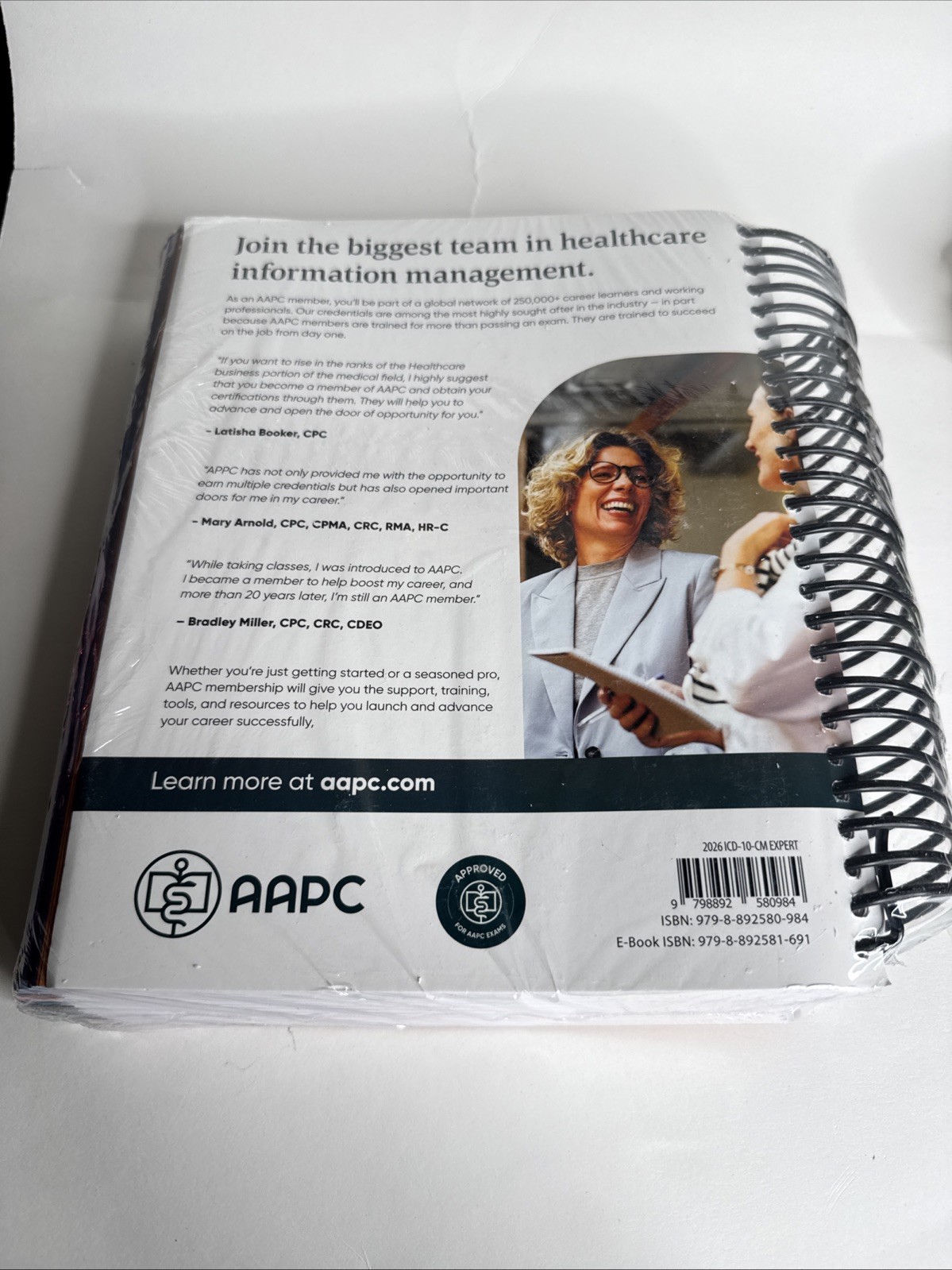 ICD-10-CM Expert Code Book 2026 by AAPC Spiral-bound BRAND NEW