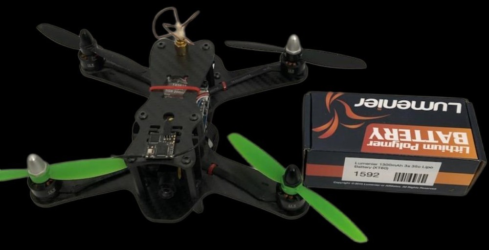 Custom Carbon Fiber FPV Drone w/Battery