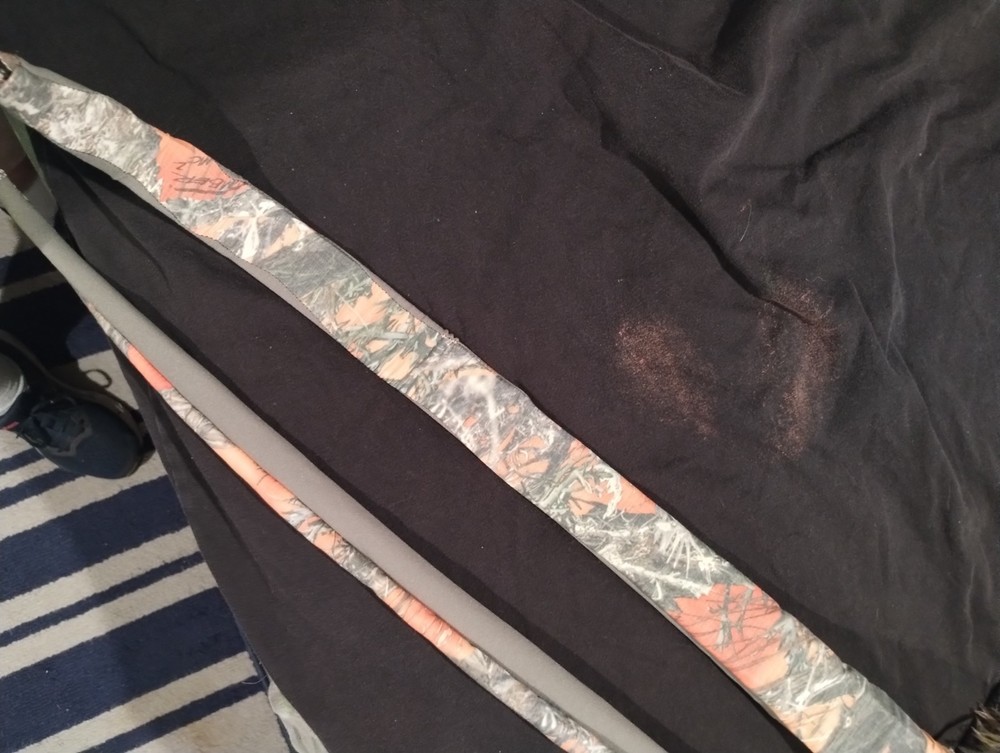 Recurve bow limb covers. Archery. True timber orange