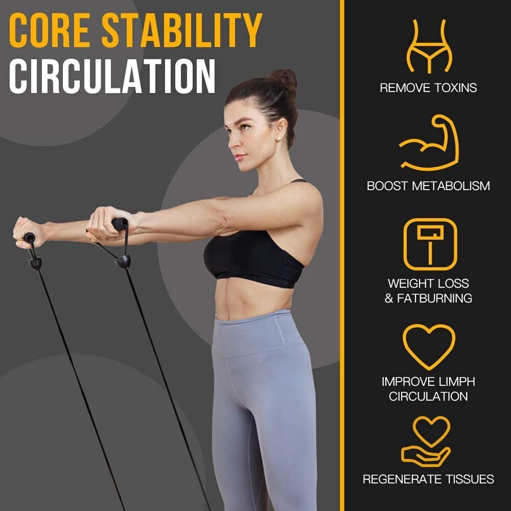 EILISON Bolt Vibration Plate Exercise Machine with Loop Bands - Full Body KW 560