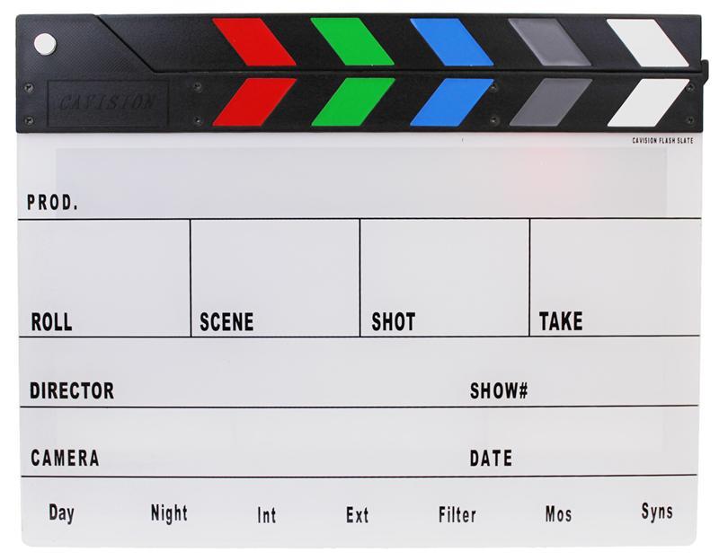 Cavision Next-gen Clapper Slate with Strobe Light (Color)