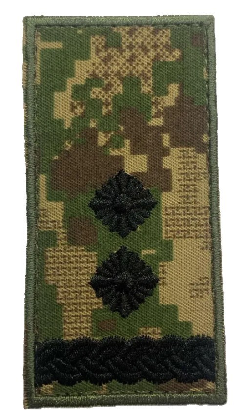 Ukrainian Lt. Colonel rank patch on Predator camouflage