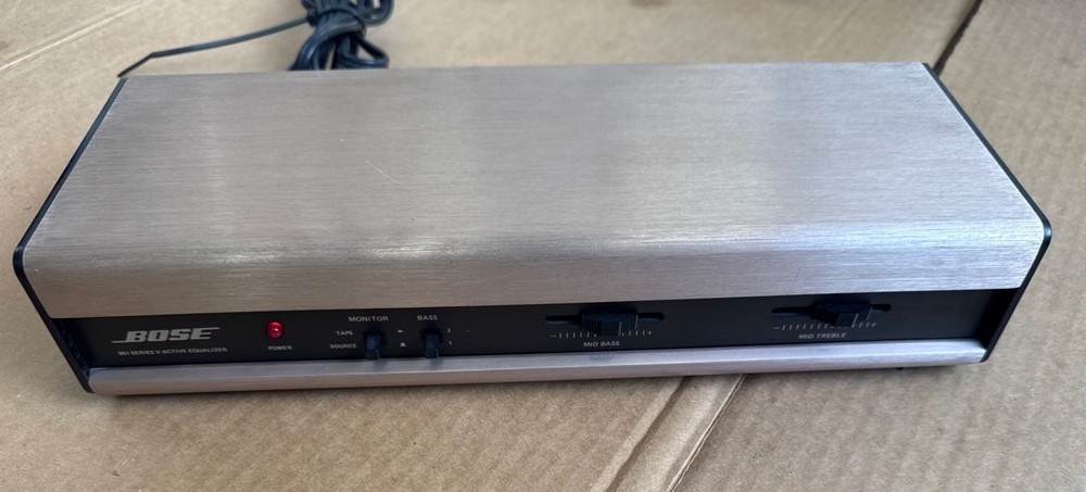 Untested!!  Bose 901 Series V Active Equalizer EQ 120V Champagne