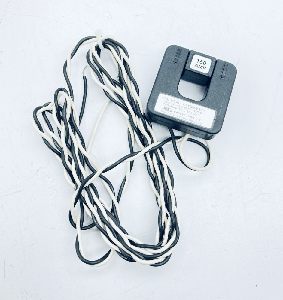 FLEX-CORE SCT-0750-150 CURRENT TRANSFORMER AC SPLIT-CORE 150-AMP 0.333V