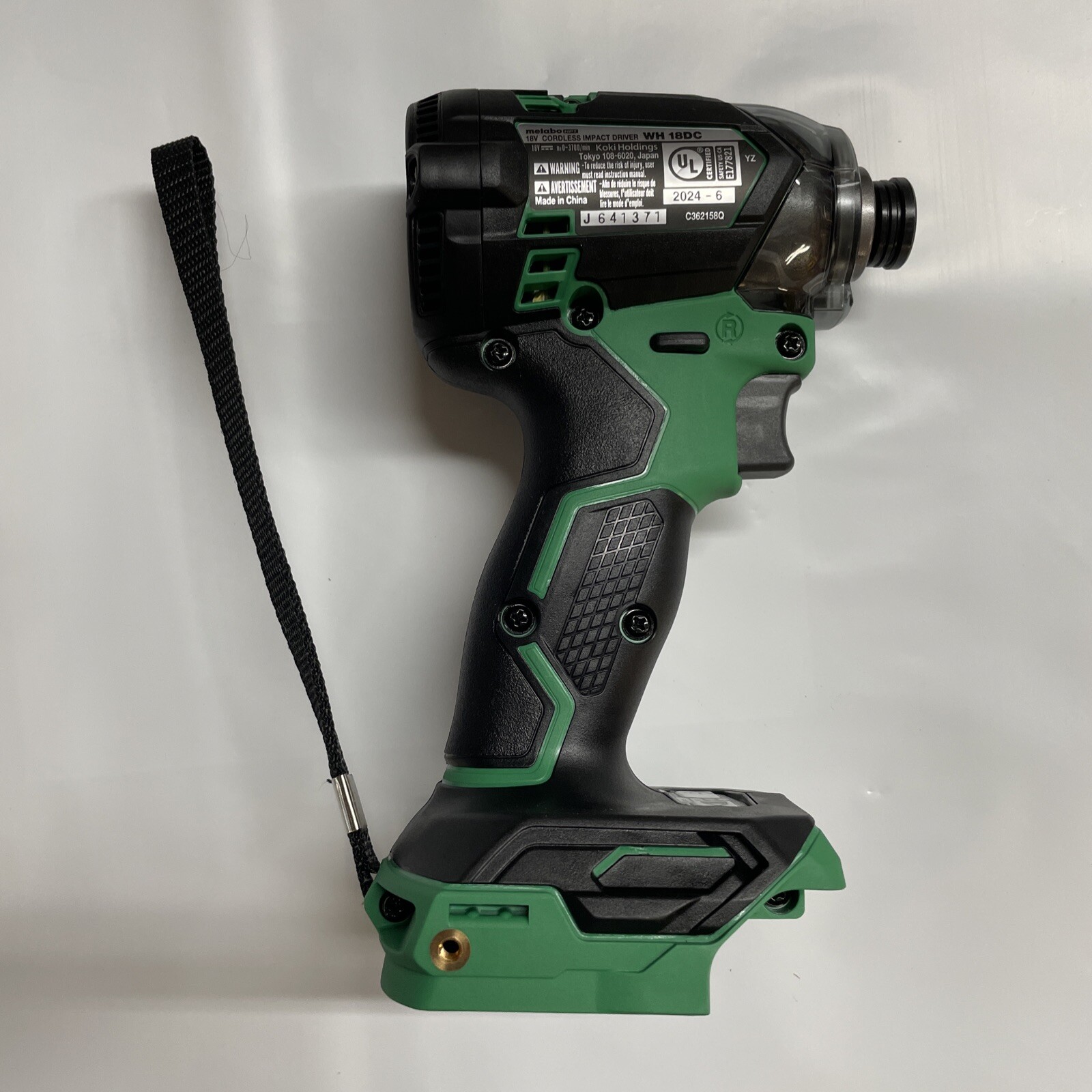 Metabo HPT WH18DC 18 Volt Cordless 1/4 Impact Driver New