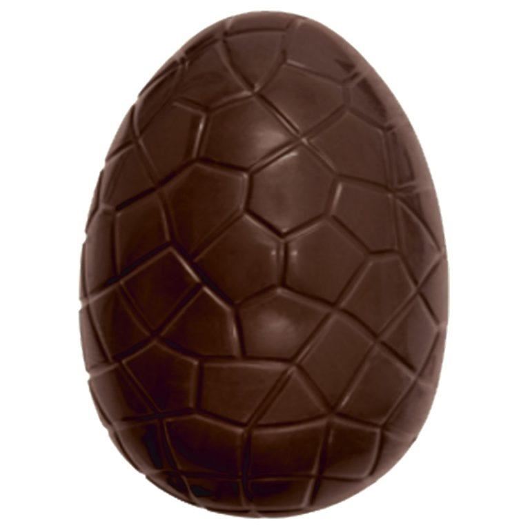 Chocolate Patterned Easter Egg Over Sized Statue Display Holiday Prop Decor
