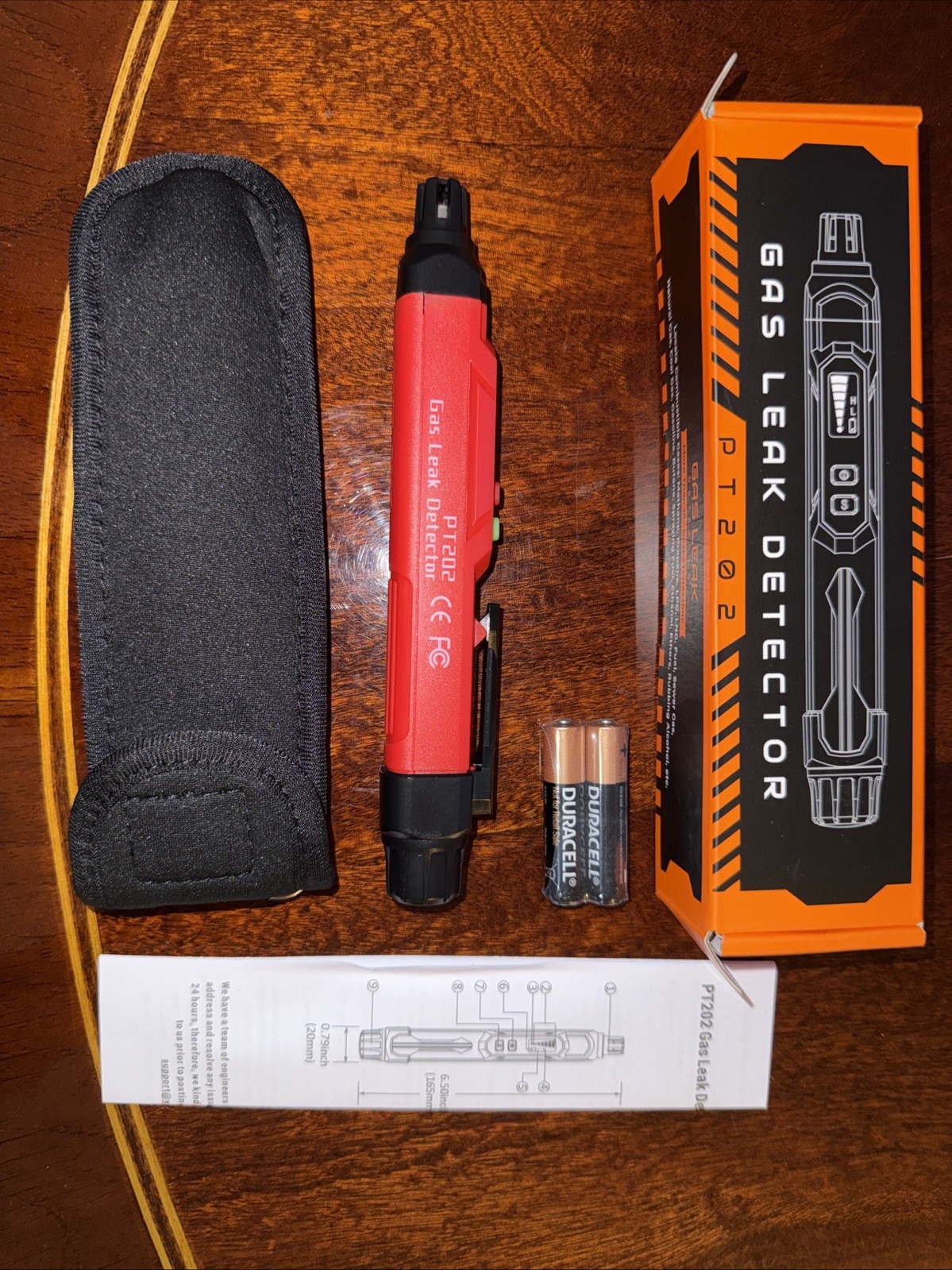 PT202 Gas Leak Detector w/ Batteries and Carrying Case - NEW