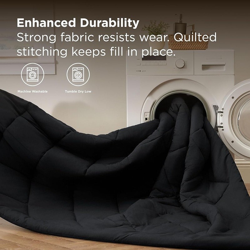 Luxury Microfiber Queen Comforter Set 7 Piece Soft Bedding Machine Washable New