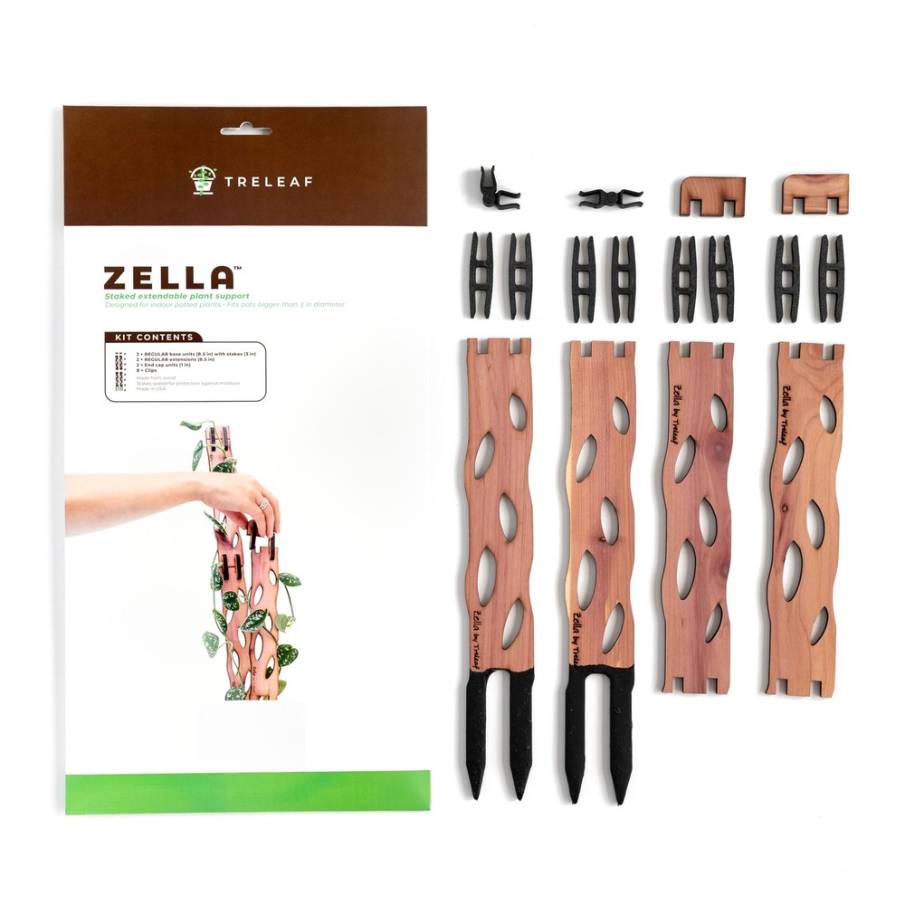 Treleaf Zella Regular Starter Kit – Wooden - Kit, Cedar