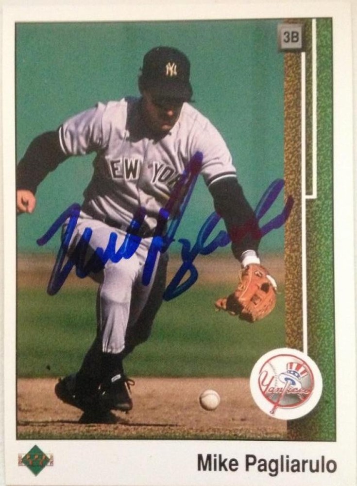 Mike Pagliarulo Autographed 1989 Upper Deck #569