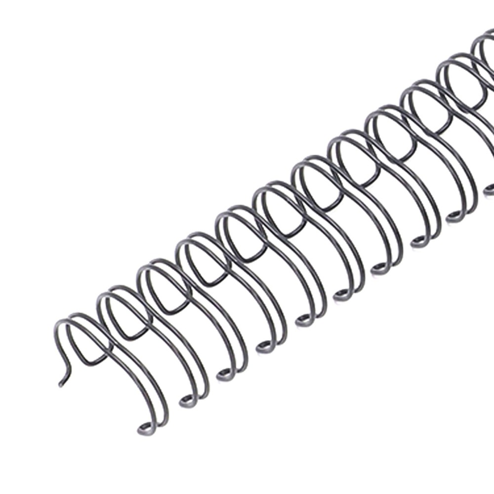 100x Double Loop Wire Binding Spines 9/16Inch 34Loop 3:1Pitch 120Sheet Capacity❀