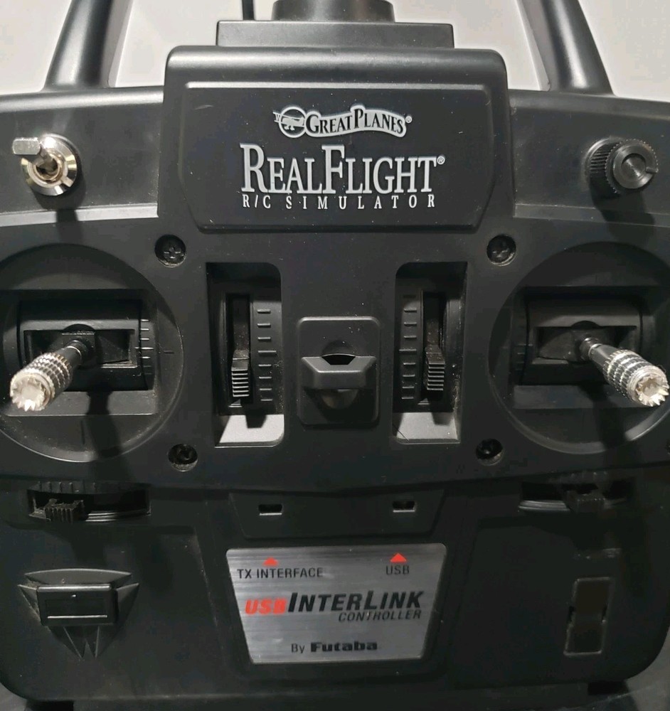 Great Plains Real Flight RC Flight Simulator Interlink- Controller Only-Tested