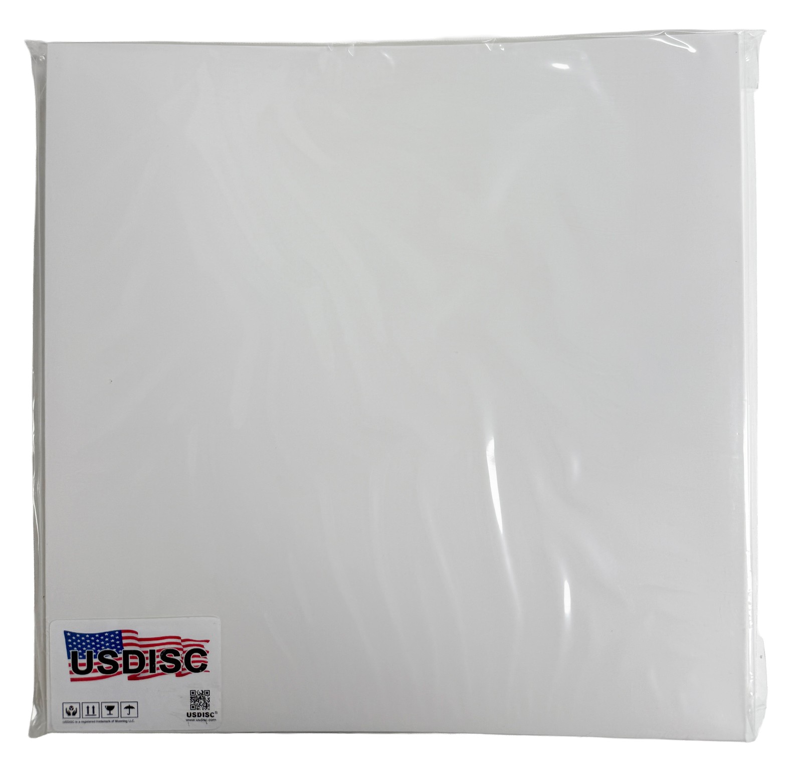 USDISC Record Jackets 12", LP, Cardboard, 350g (White) Lot