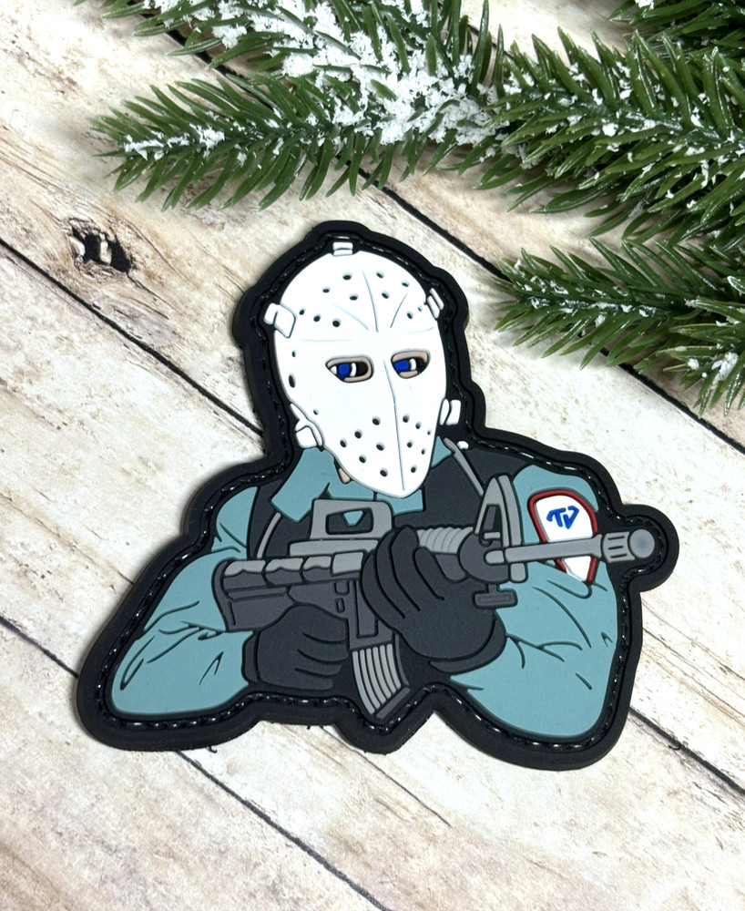 PVC Tactical Patch- Heat Patch - Hook Backed Morale Gun Val Bank Robber Patch